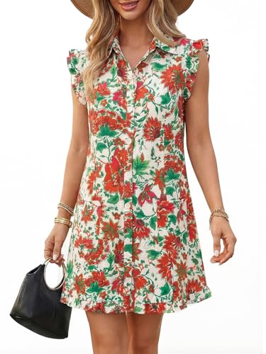 Floral Button Down Dress