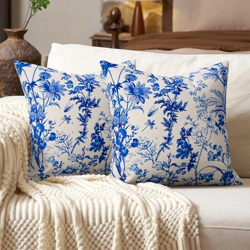 Vintage Floral Pillow Covers 2pc