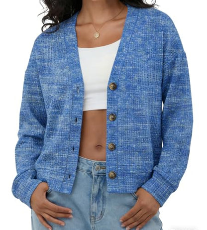 Lightweight Cropped Cardigan