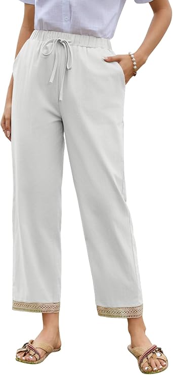 Cotton Linen Summer Pants