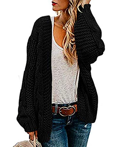 Oversized Cable Cardigan