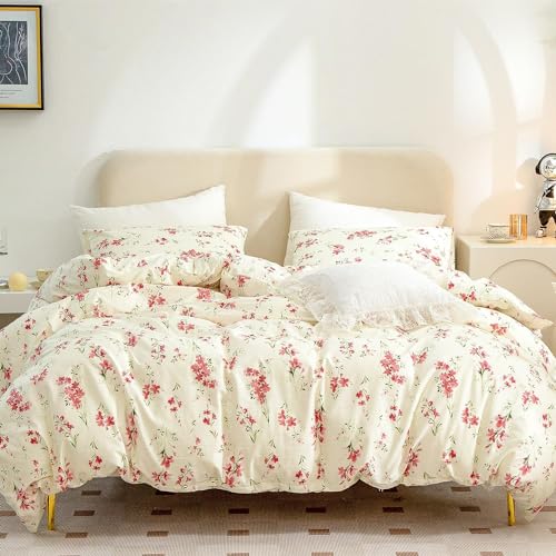 Queen Floral Duvet Set