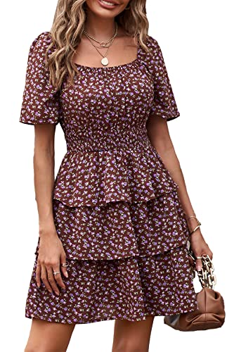 Floral Short Sleeve Dress