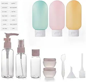 12 Pack Travel Bottles Set