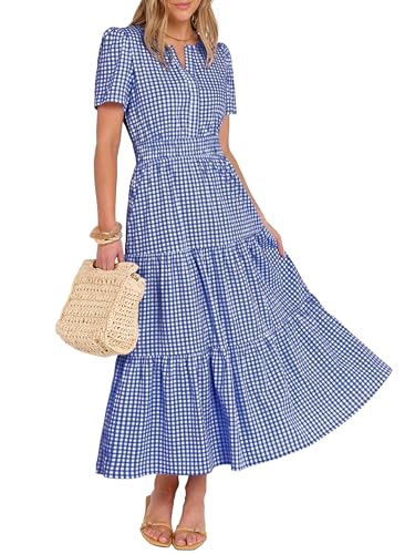 Gingham A-Line Dress