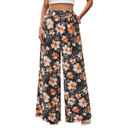 High Waisted Belted Pants
