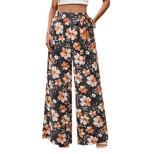 High Waisted Belted Pants
