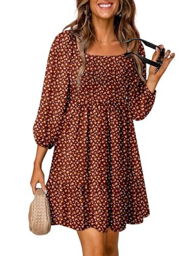 Boho Floral Mini Dress