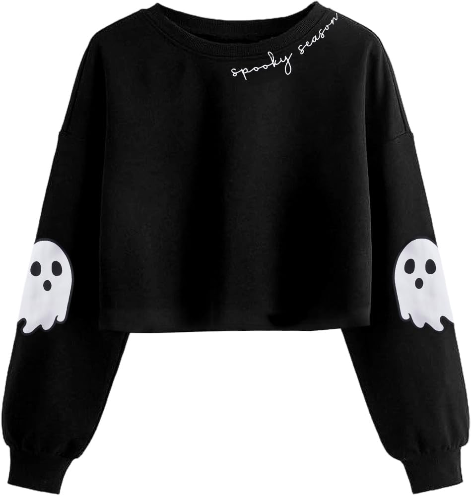 Spooky Season Crop Sweatshirt