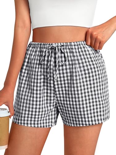 Gingham Pajama Shorts
