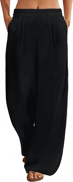 Cotton Linen Blend Pants