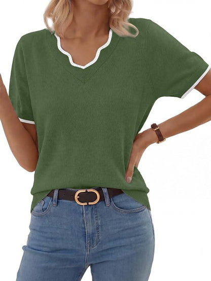 Short Sleeve Sweater