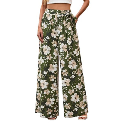 High Waisted Belted Pants