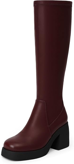 Chunky Heel Boots