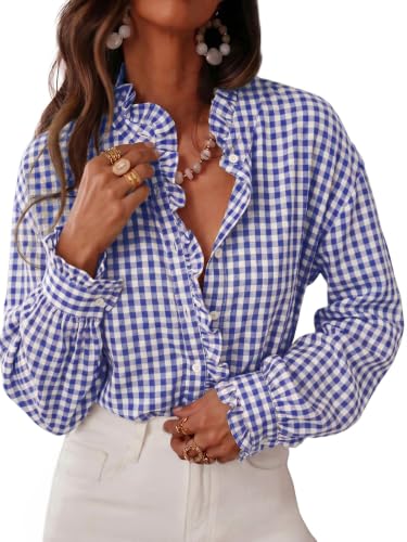 Cotton Gingham Blouse