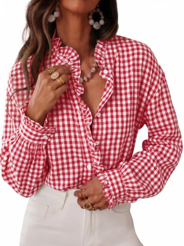 Cotton Gingham Blouse
