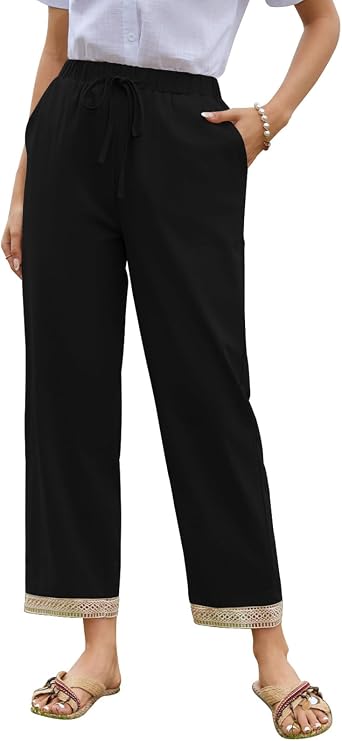 Cotton Linen Summer Pants