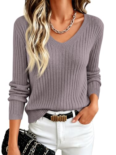 ANRABESS Ribbed Sweater