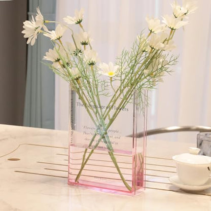 Book-Shaped Flower Vase