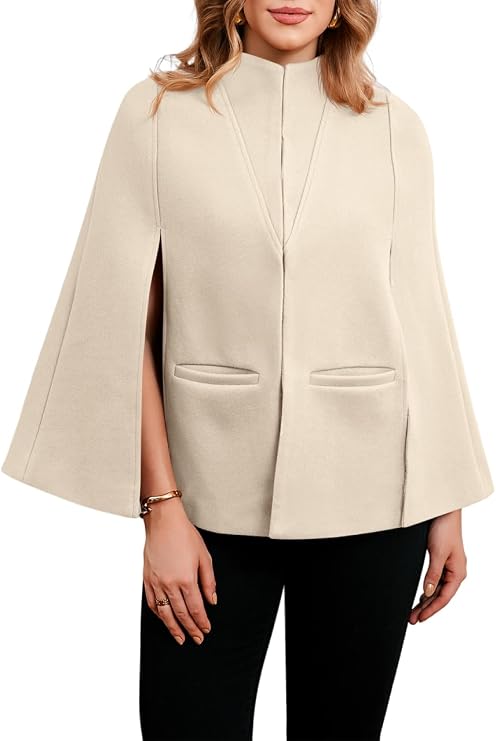 Crop Cape Pea Coat