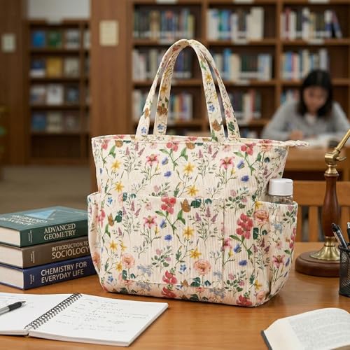 Corduroy Shoulder Tote