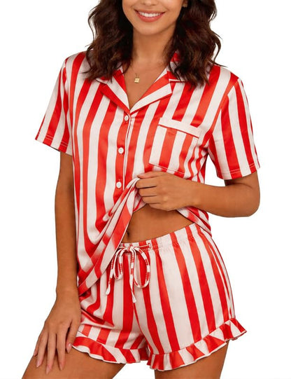 Short Sleeve Pajamas Set