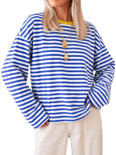 Striped Long Sleeve Crew