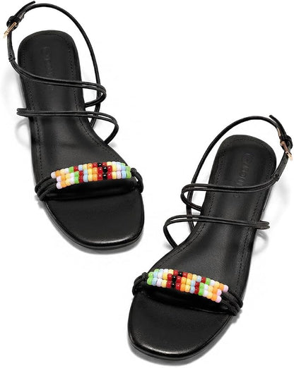 Strappy Flat Sandals