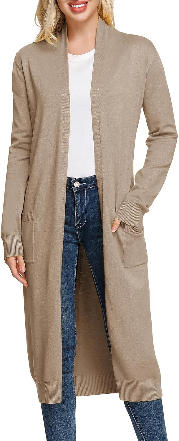 Solid Open Cardigan