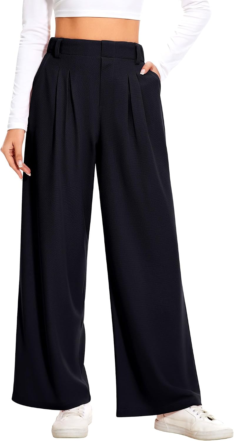 Wide Leg Work Pants