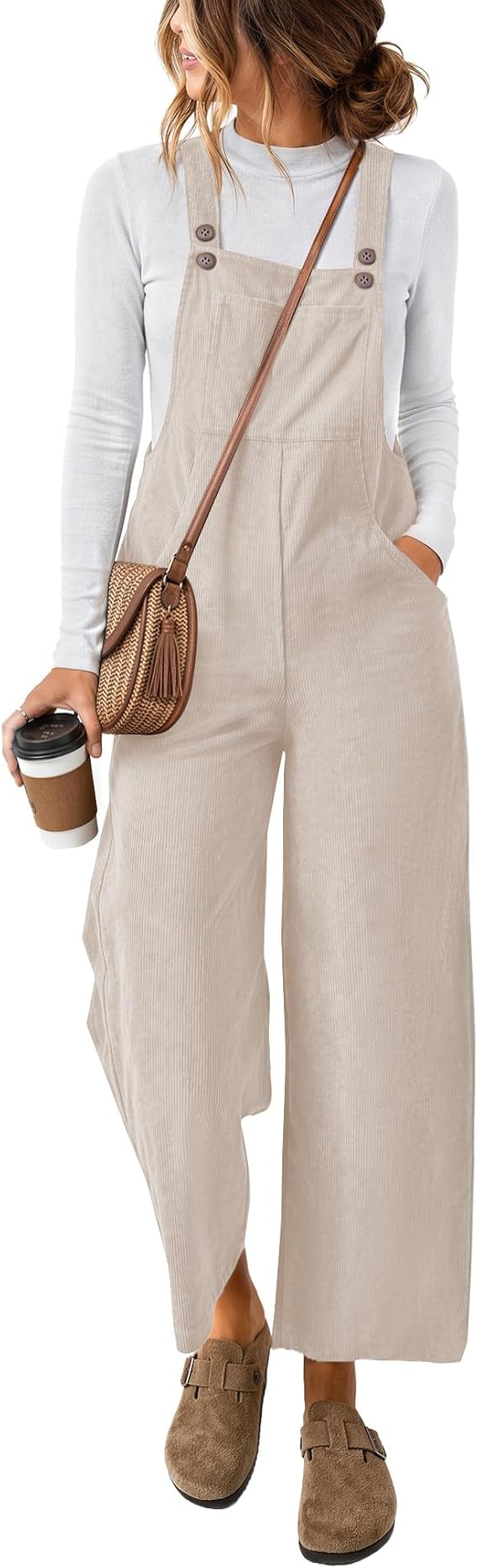 Corduroy Overalls Jumpsuit