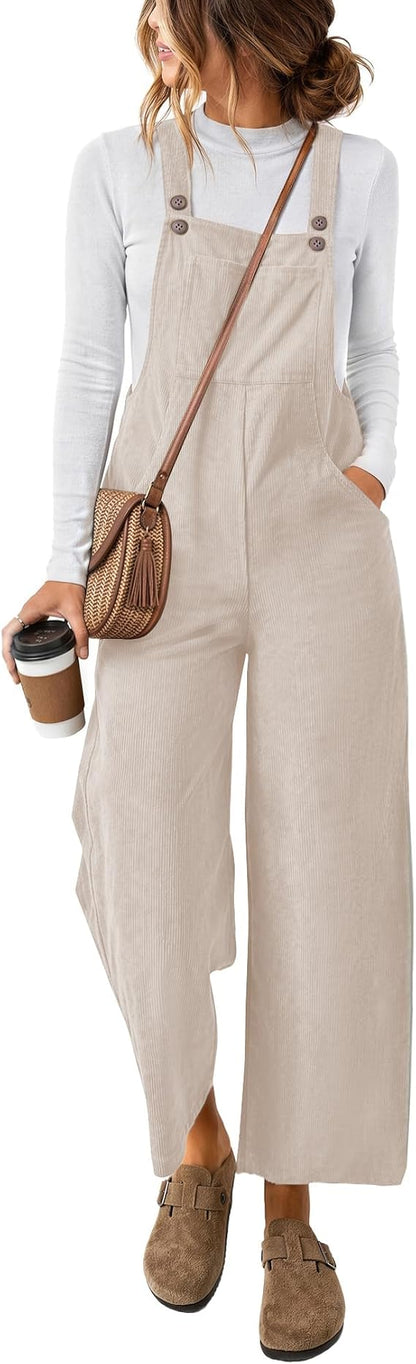Corduroy Overalls Jumpsuit