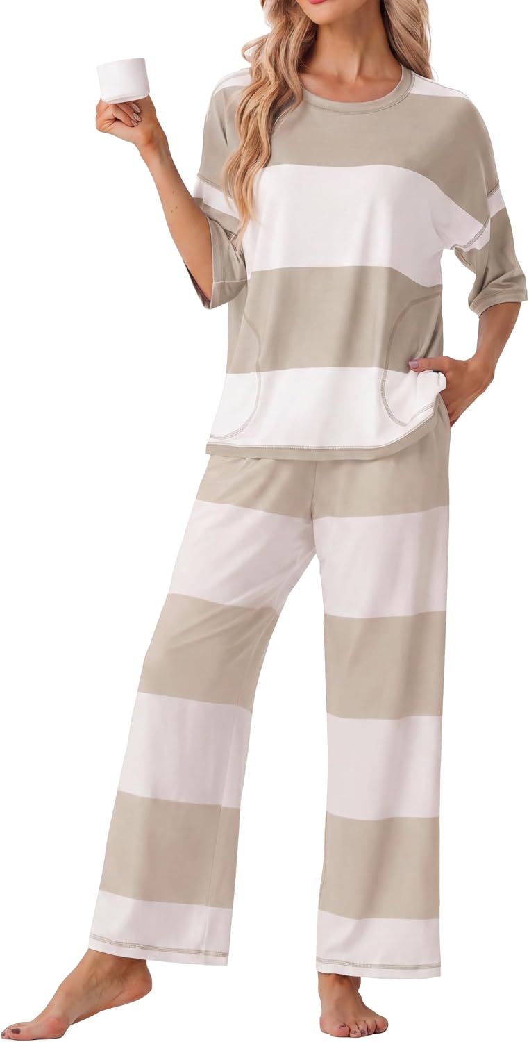 Striped Pajama Set
