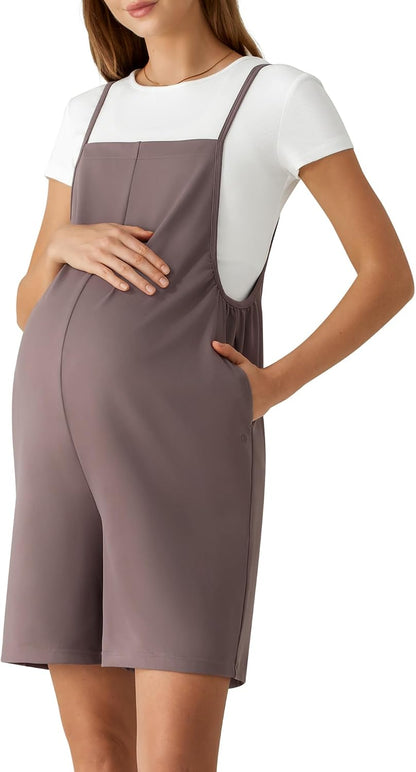 Maternity Overall Shorts