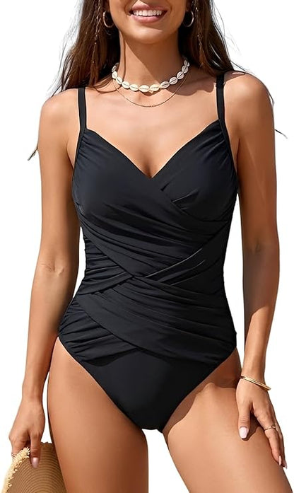 Slimming Wrap Swimsuit