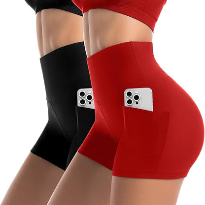 Biker Shorts with Pockets (2PK)