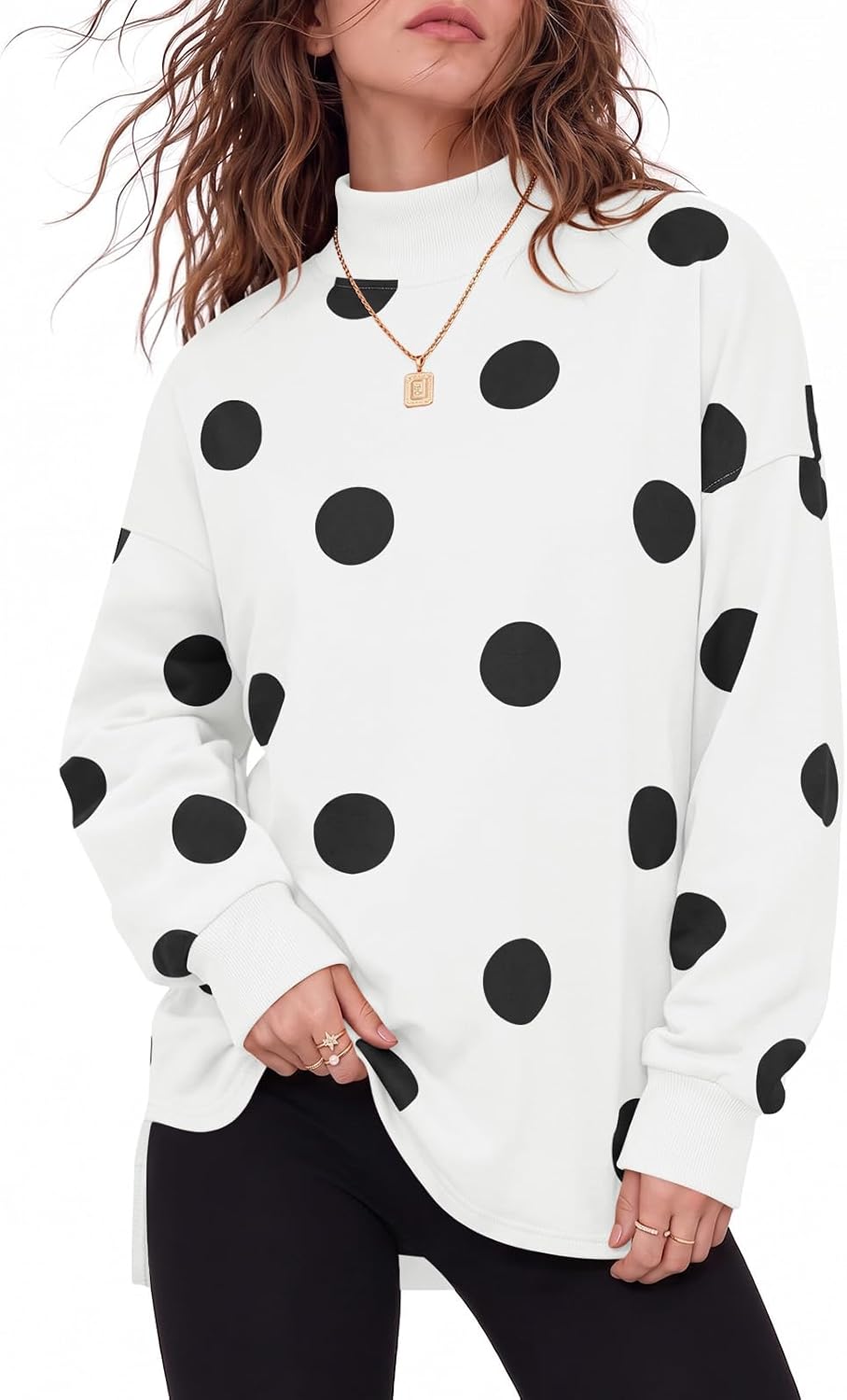 Polka Dot Sweatshirt