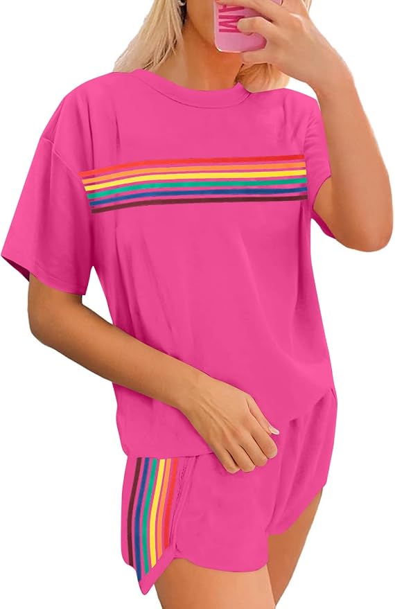 Rainbow Striped Outfit