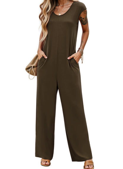 Cap Sleeve Jumpsuit