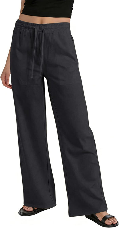 Linen Wide Leg Pants