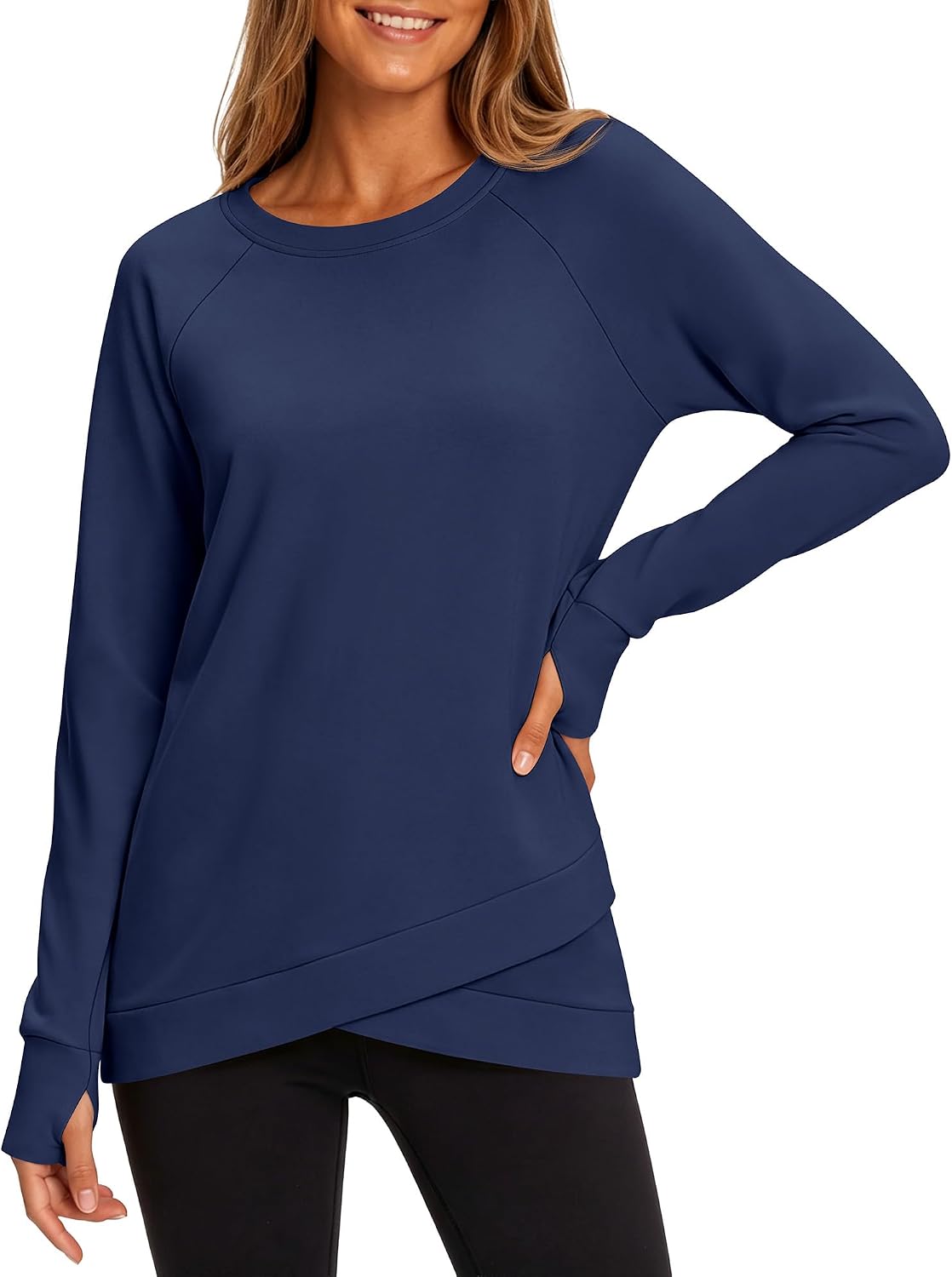 ANRABESS Tunic Sweatshirt