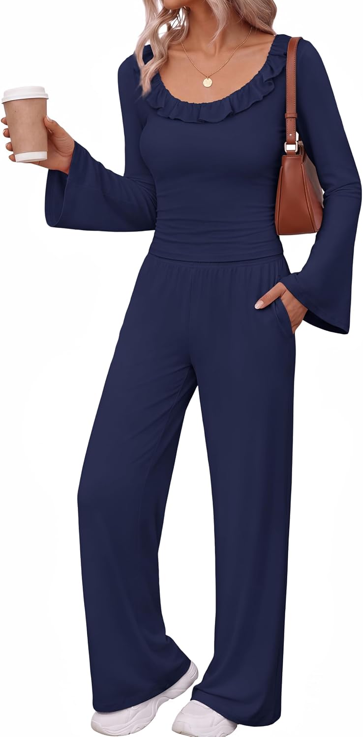 Bell Sleeve Lounge Set