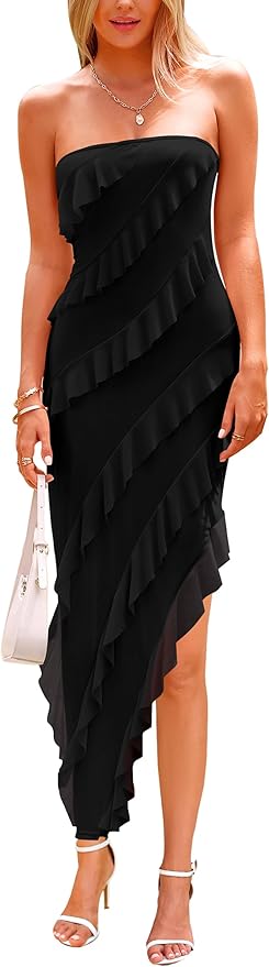 Asymmetrical Wedding Dress