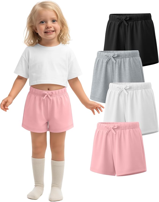 Girls Athletic Shorts (4PK)