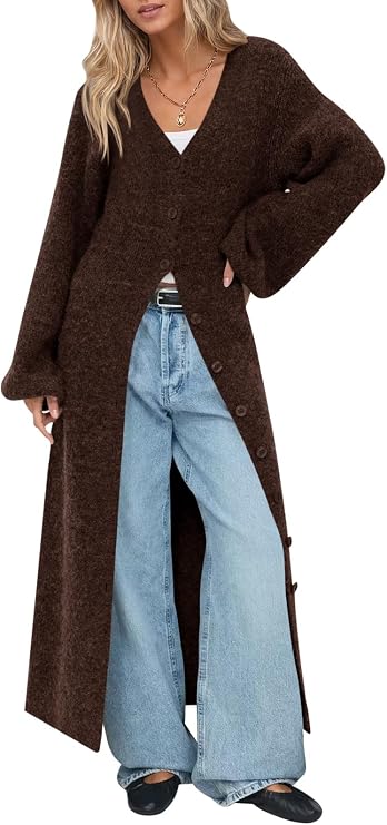 Oversized Long Coatigan