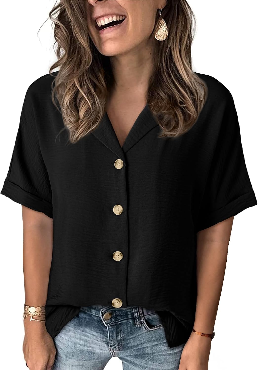 Dressy Button Blouse