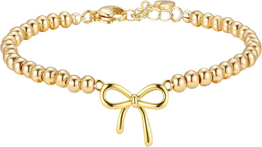 Gold Bead Bracelet