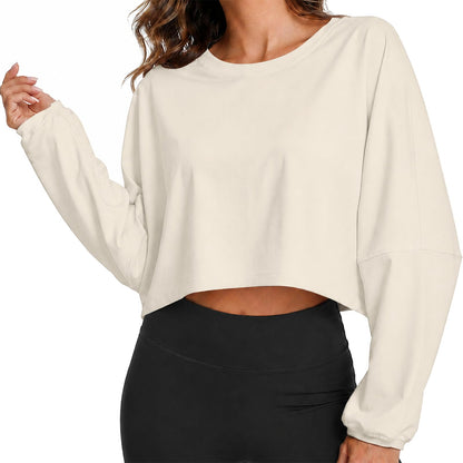 Lightweight Cropped Sweatshirt