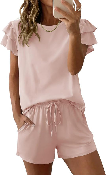 Ruffle Pajama Set