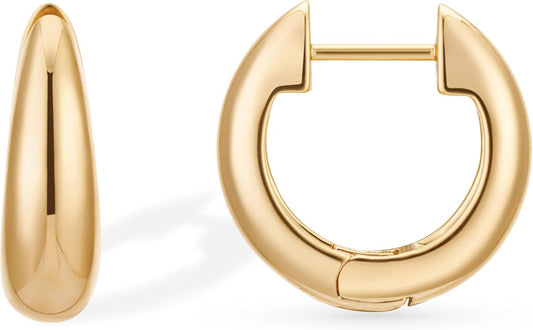 Teardrop Huggie Hoop